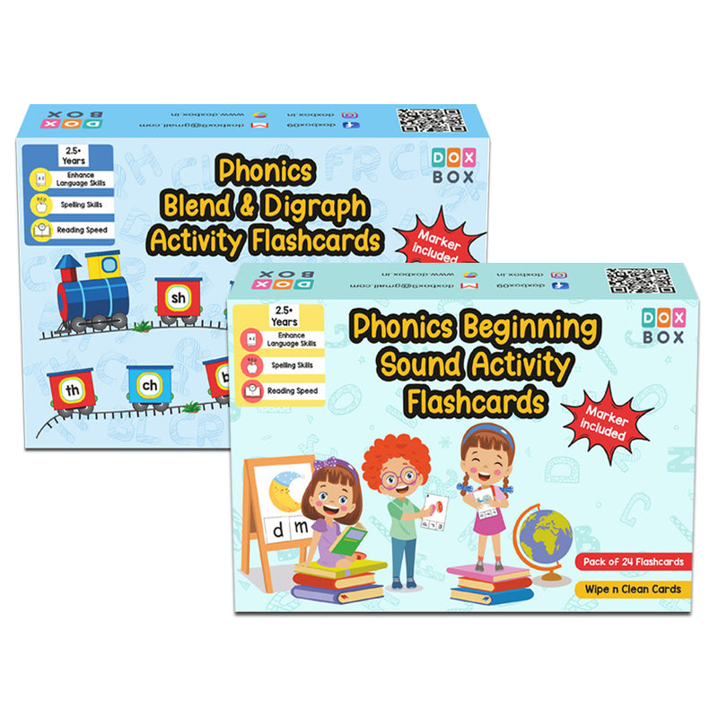 Phonics combo flashcards