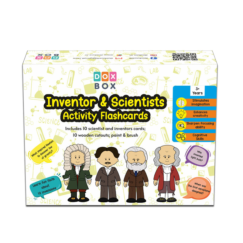 Inventions and Scientists flashcards with Activity