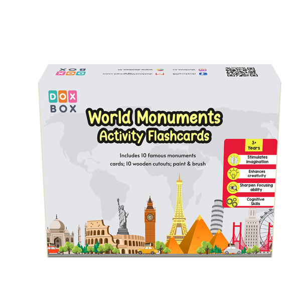 World Monuments flashcards with Activity with Wooden Monuments.