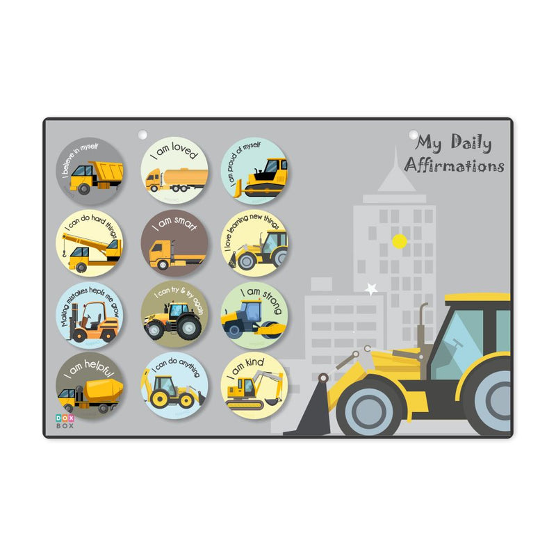 My daily affirmations - Construction Vehicles