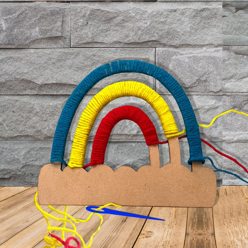 DIY Rainbow Yarn Craft Kit