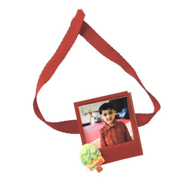 PhotoFrame Fridge Magnet Rakhi - Popsicle