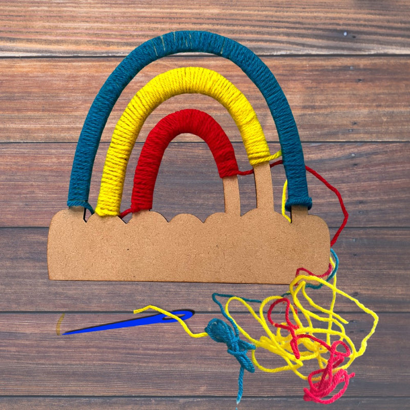 DIY Rainbow Yarn Craft Kit