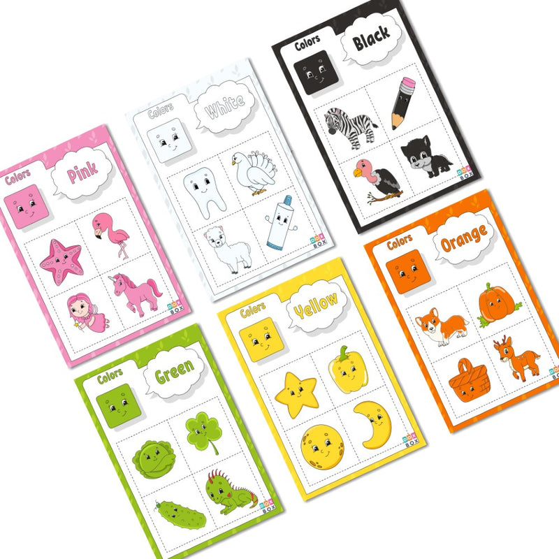 Colour Sorting Activity Mats (10 Colours Included)