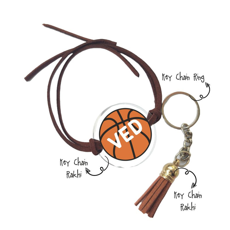 Key Chain Rakhi - BasketBall