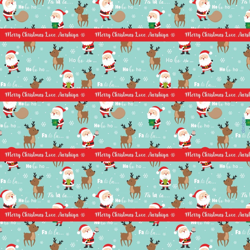 Wrapping Paper - Cute Santa