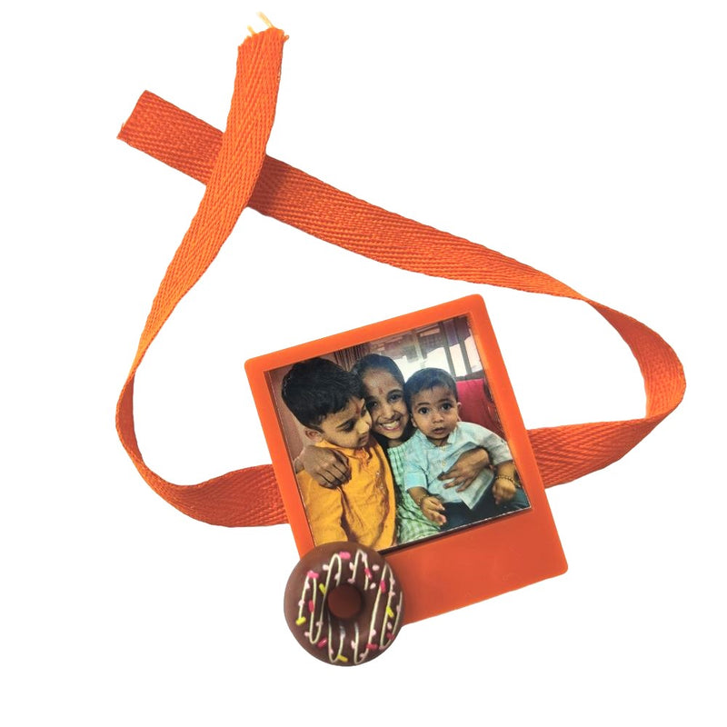 PhotoFrame Fridge Magnet Rakhi - Donut