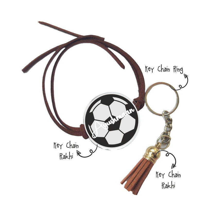 Key Chain Rakhi - Football