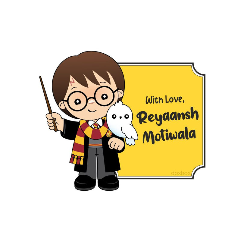 Gift Shape Sticker - Harry Potter