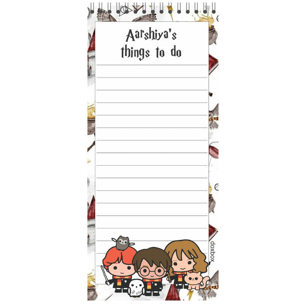 List pads - Harry Potter