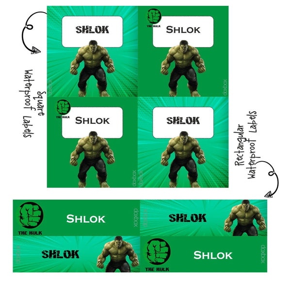 Label Combo - Hulk