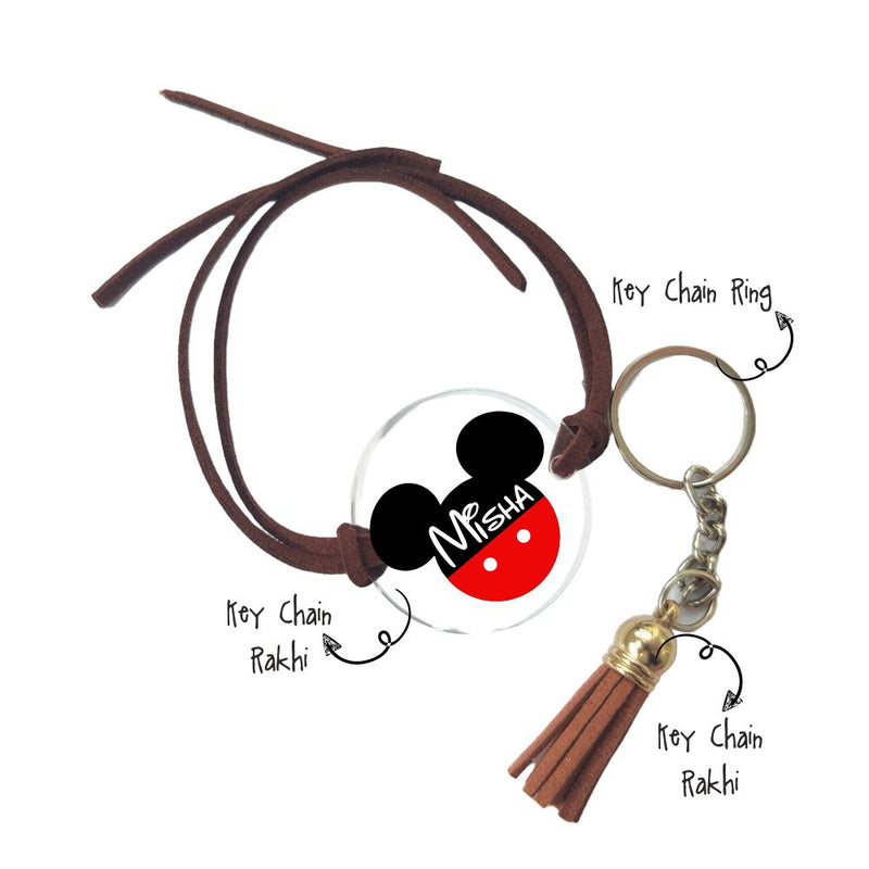 Key Chain Rakhi - Mickey Mouse