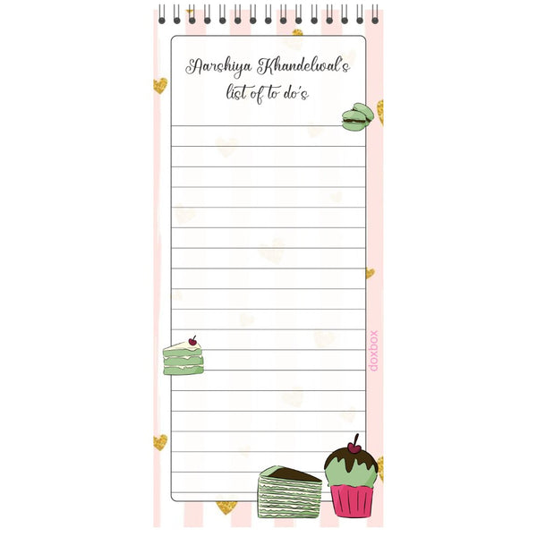 List pads - Cupcake