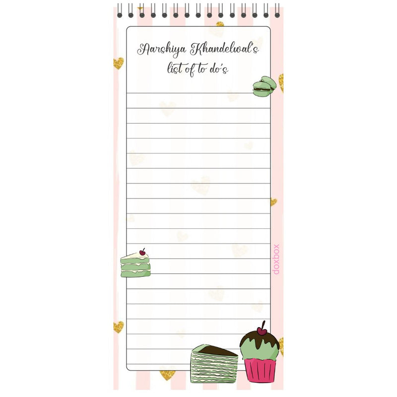 List pads - Cupcake