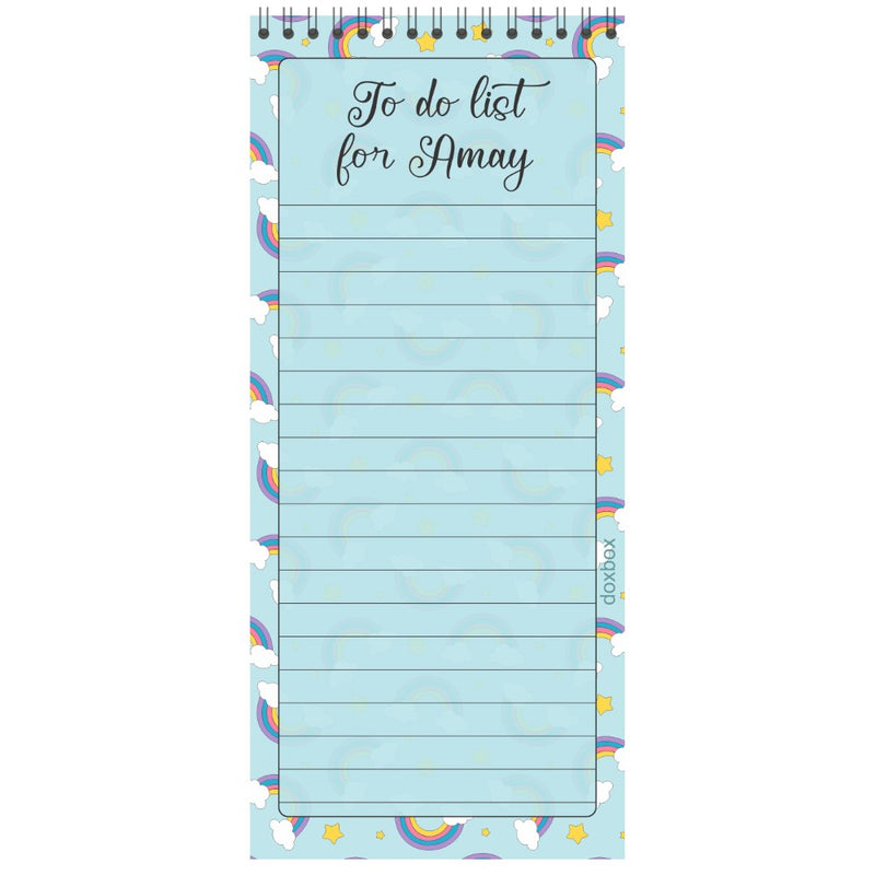 List pads - Rainbow