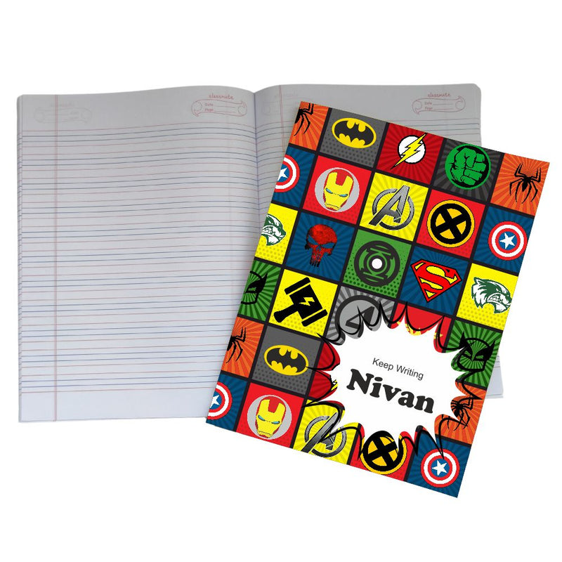 Writing Practice Book Superhero