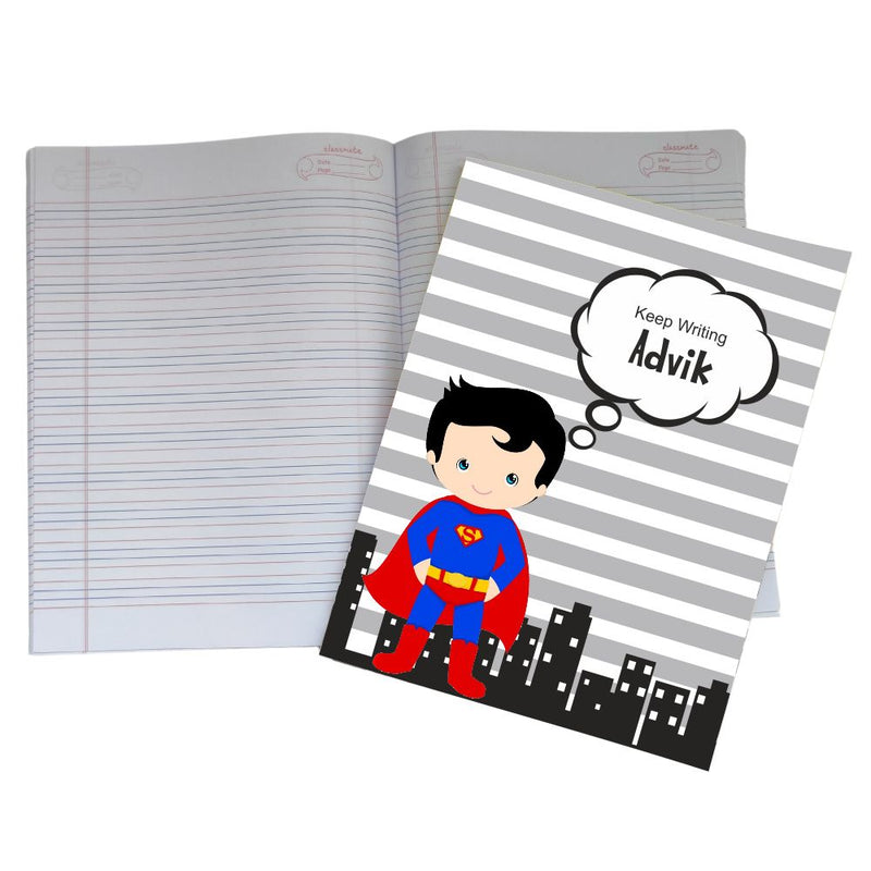 Writing Practice Book Superman