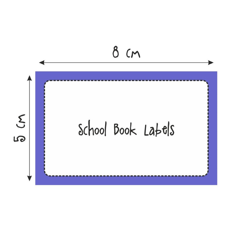 NP SCHOOL BOOK LABEL - Mermaid Queen