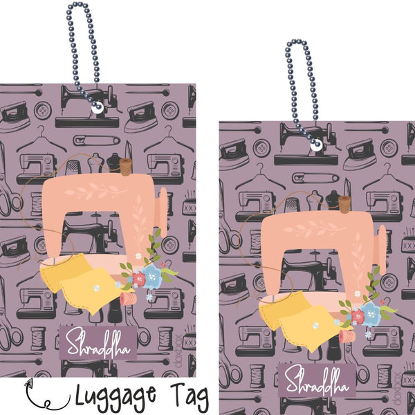 Luggage Tag - Sewing Icon