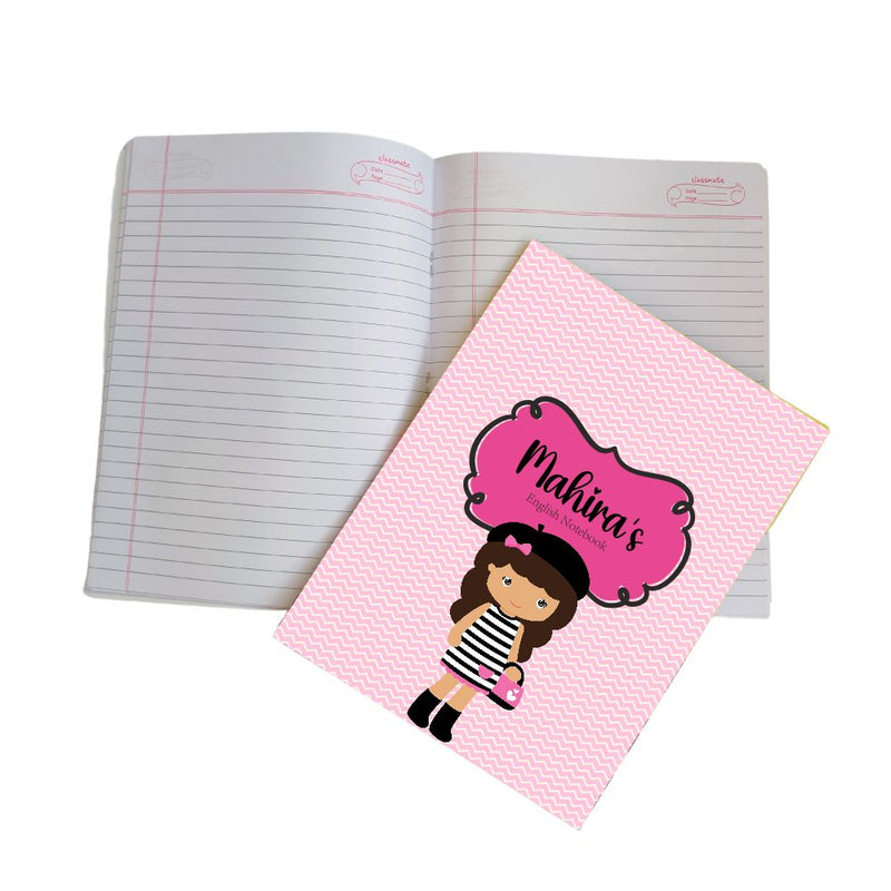 Writing Practice Book Girl with Purse