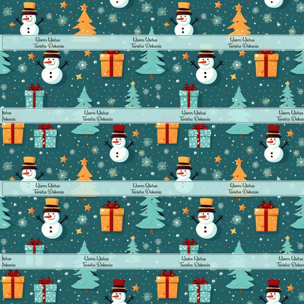 Wrapping Paper - Snowman