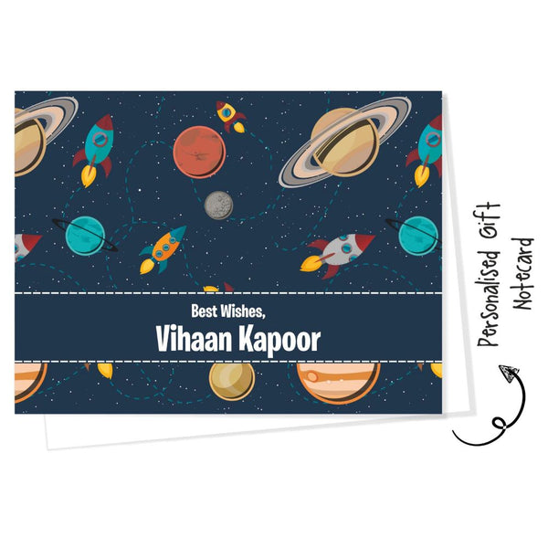 Gift Notecard - Space Pattern