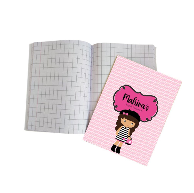 Writing Practice Book Girl with Purse