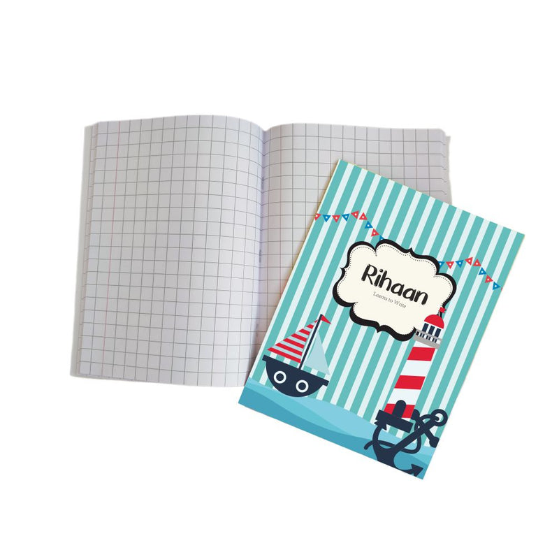 Writing Practice Book Nautical