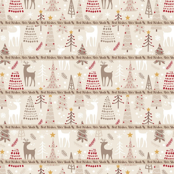 Wrapping Paper - Tree & Reindeer