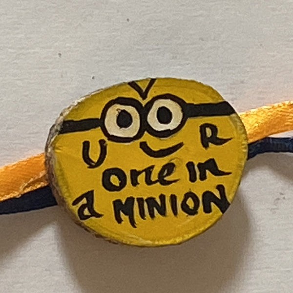 Hand painted Rakhi - Minion