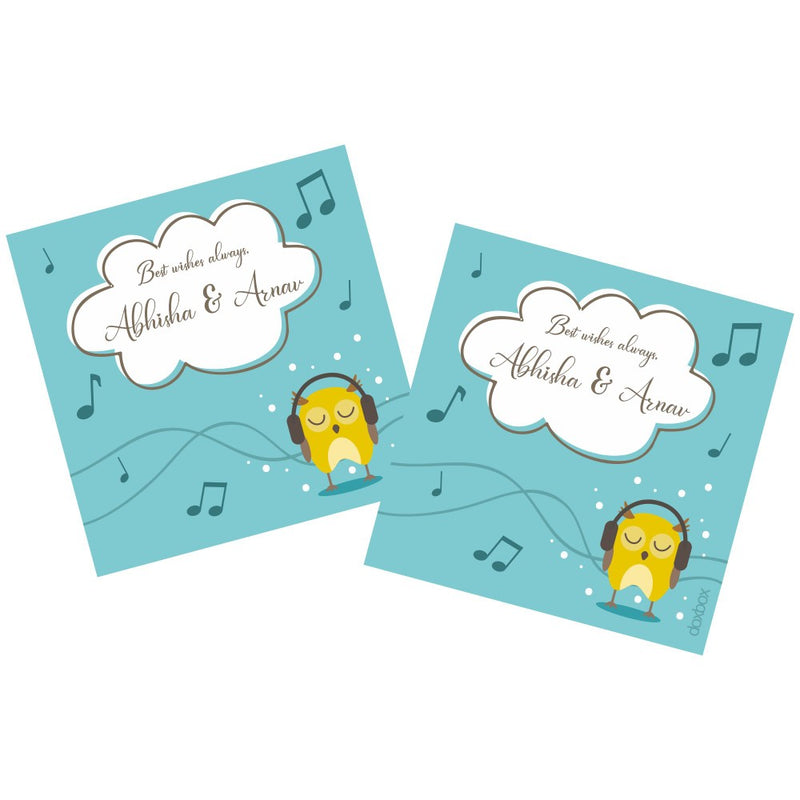 Gift Tag - Musical Owl