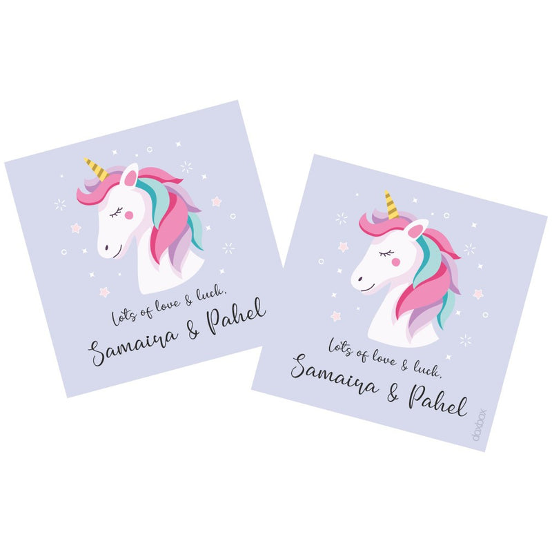 Gift Tag - Unicorn  Stars