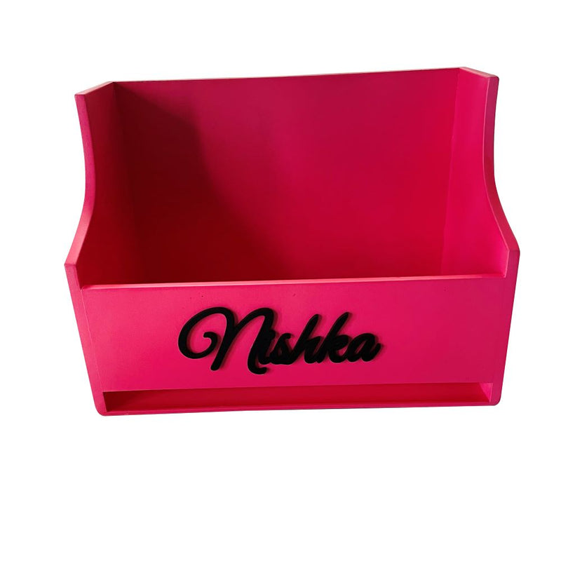 Wooden book holder - Pink