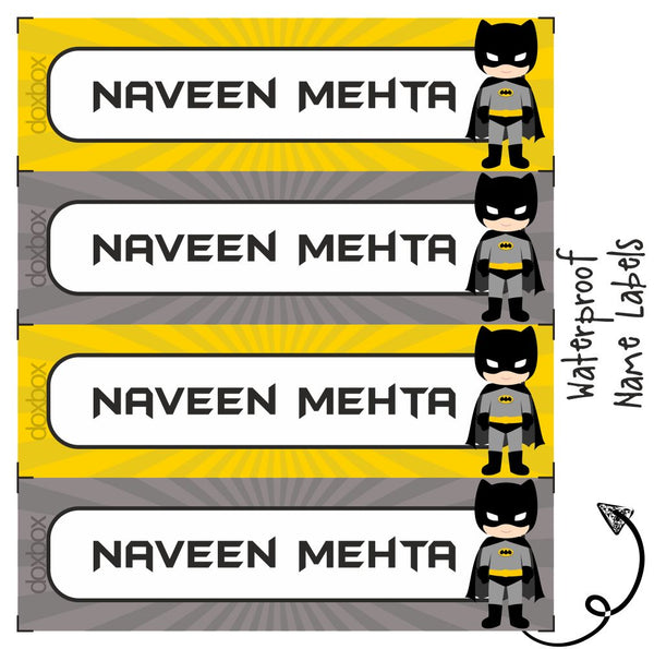 Waterproof Labels - Batman