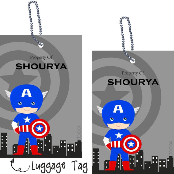 Luggage tag - Captain America