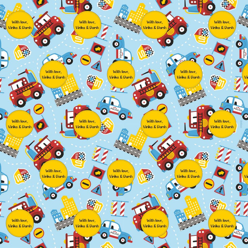 Wrapping Paper - Car