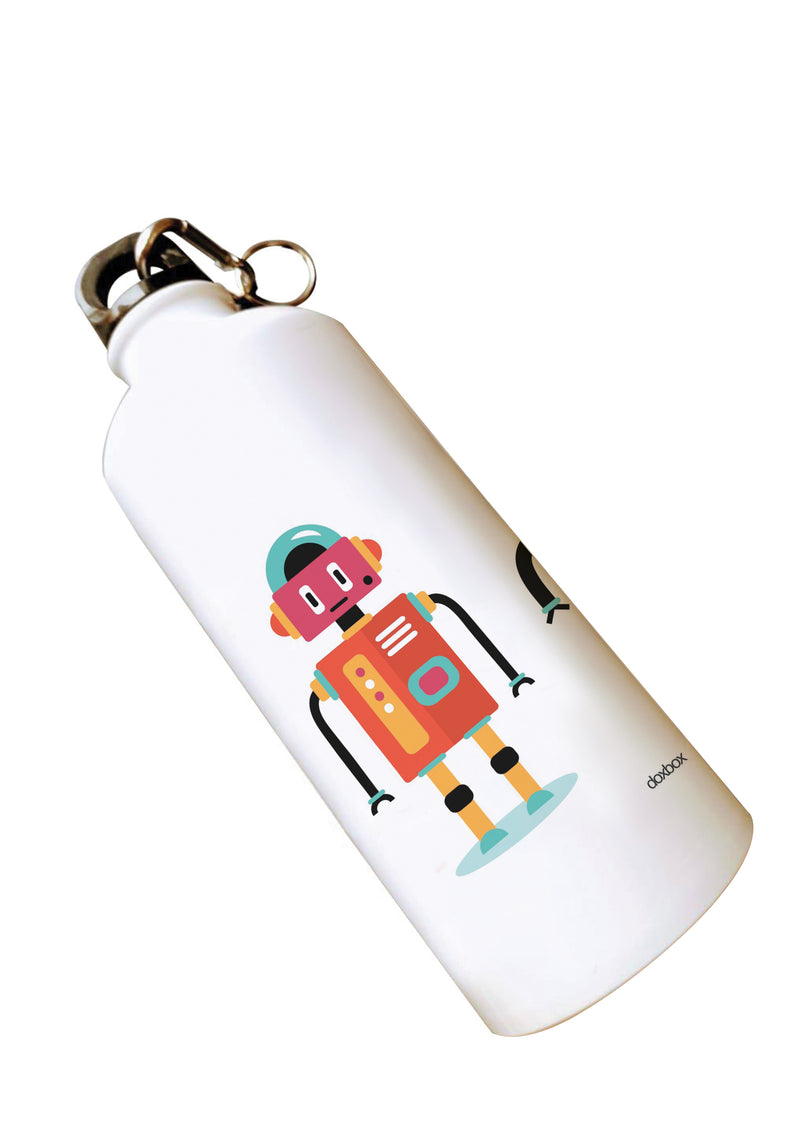 Water Bottle - Cartoon Robot