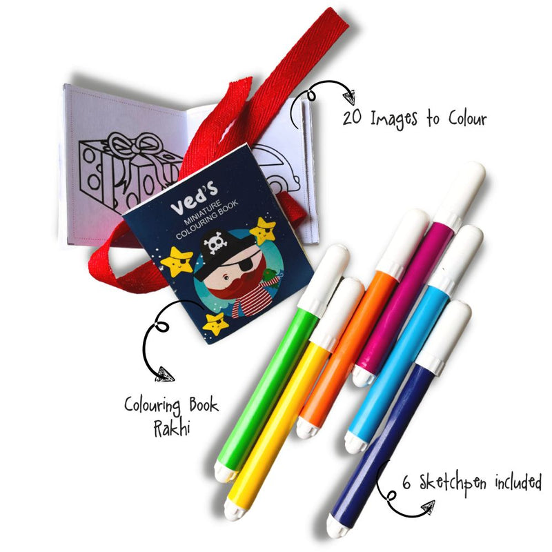 Coloring Book Rakhi - Pirate