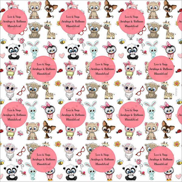 Wrapping Paper - Cute Animals