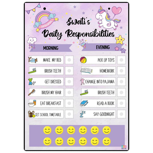 DAILY RESPONSIBILITY CHART - UNICORN