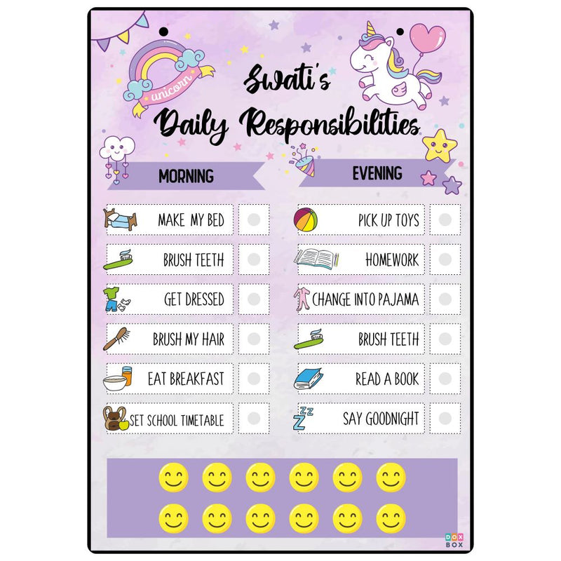 DAILY RESPONSIBILITY CHART - UNICORN