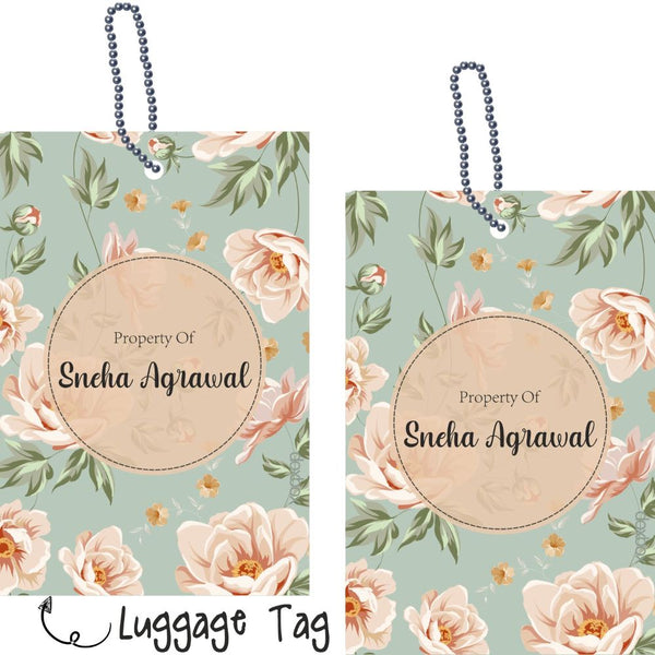 Luggage Tag - Flowers Garden