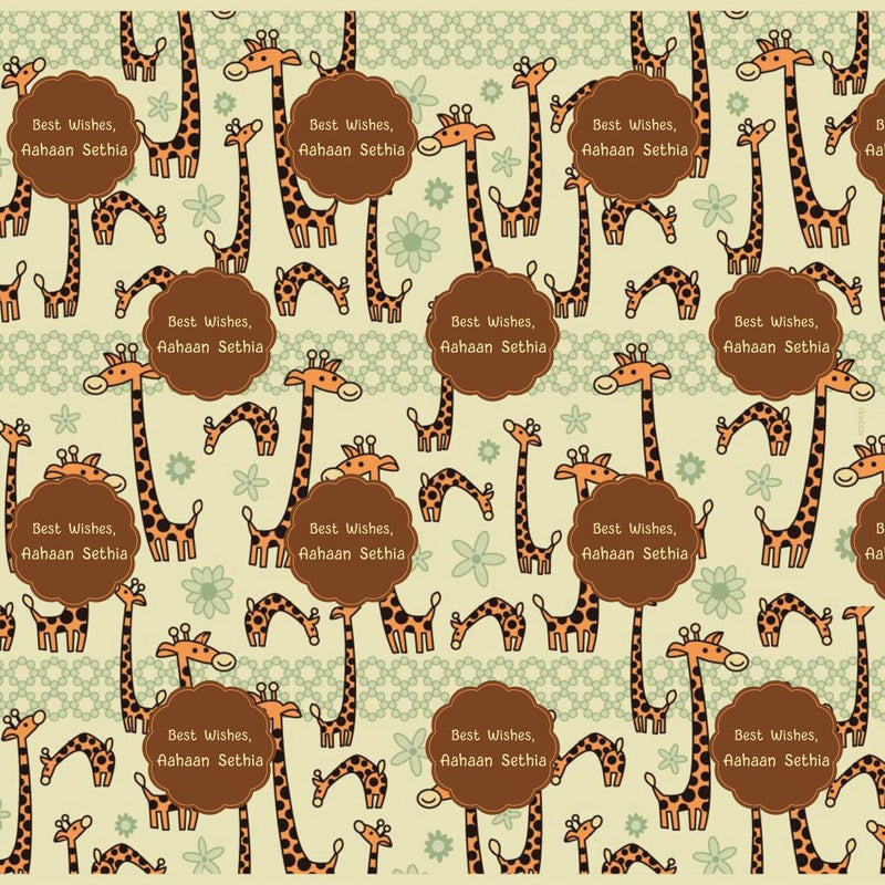 Wrapping Paper - Giraffe