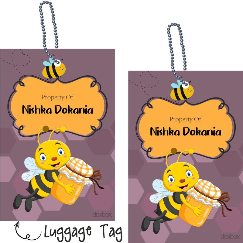 Luggage Tag - Honey Bee