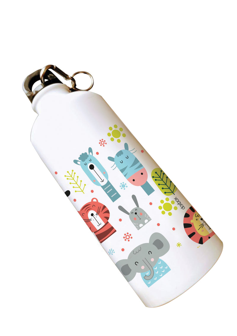 Water Bottle - Jungle Animals