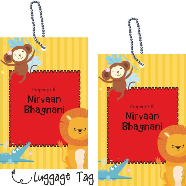 Luggage Tag - Jungle Friends