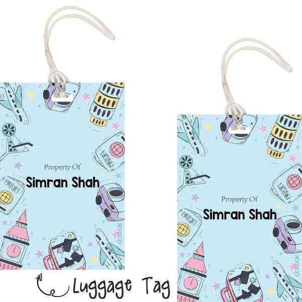 Luggage tag - Around the world