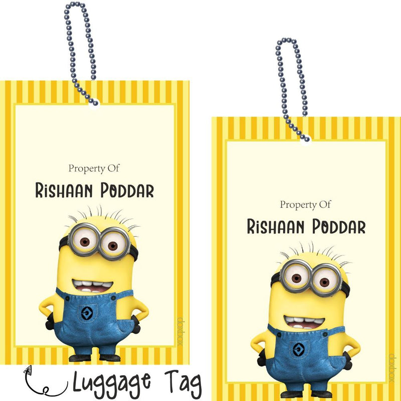 Luggage tag - Minions