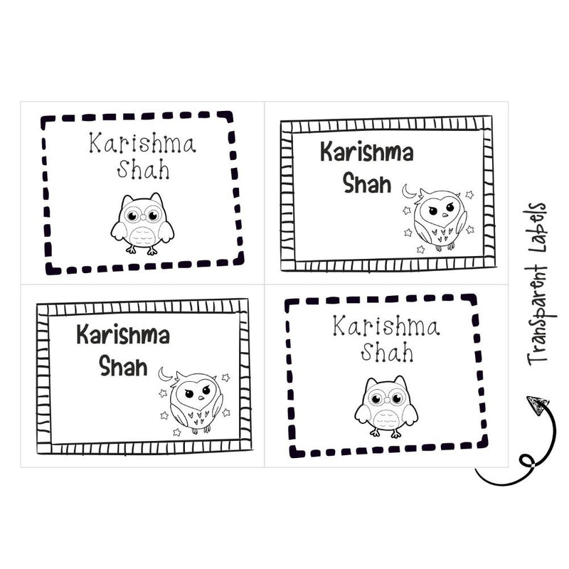 Transparent Labels - Owl