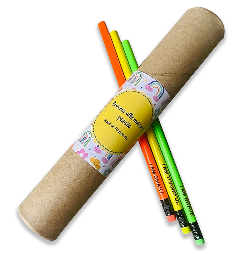 Positive affirmations pencils- Pack of 10